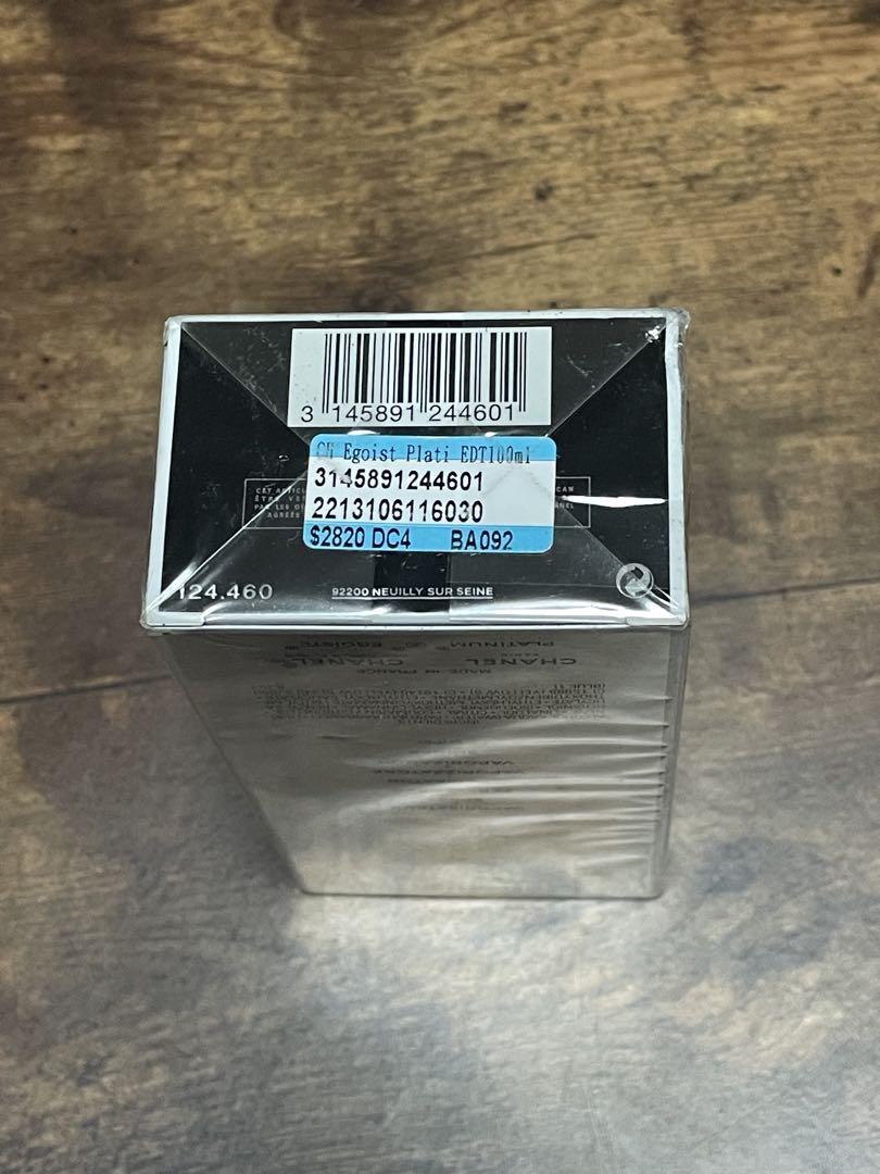 未開封CHANEL PLATINUM エゴイストPOUR HOMME100ml