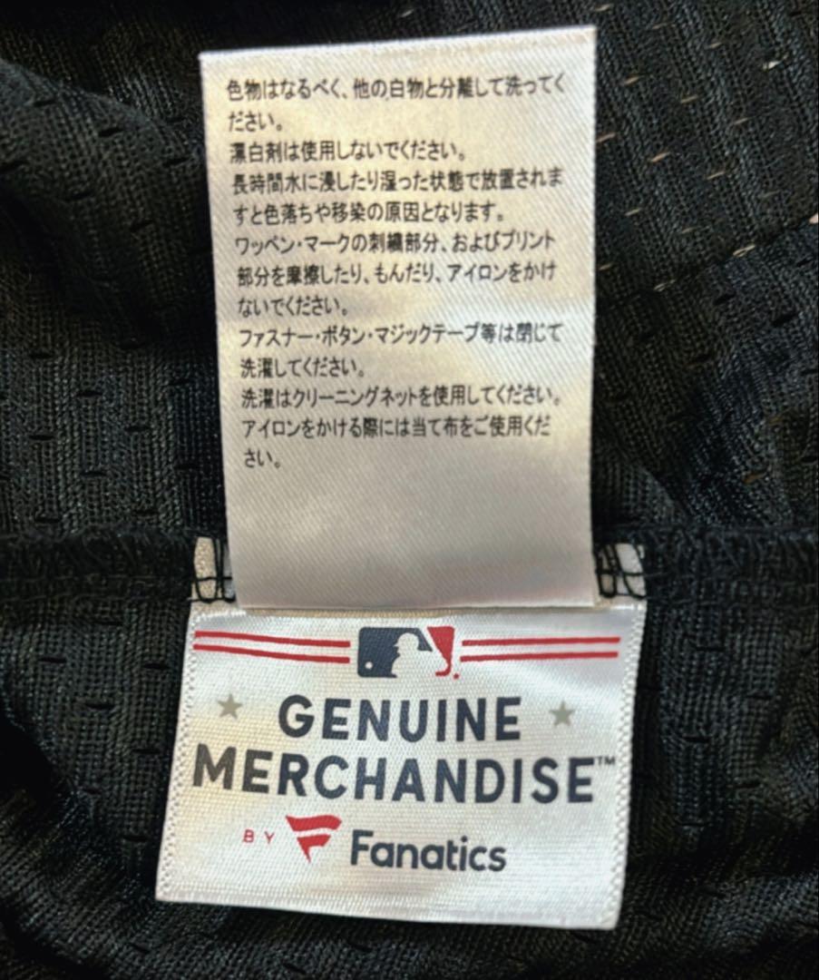 【FANATICS】別注ベースボールシャツMLBヤンキース メッツ・ブラック