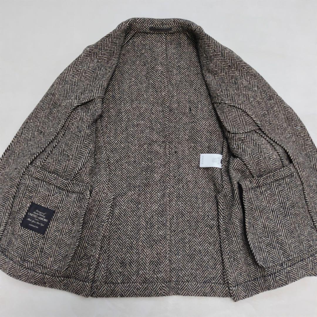 美品 UNITED ARROWS ユナイテッドアローズ ツイード ジャケット