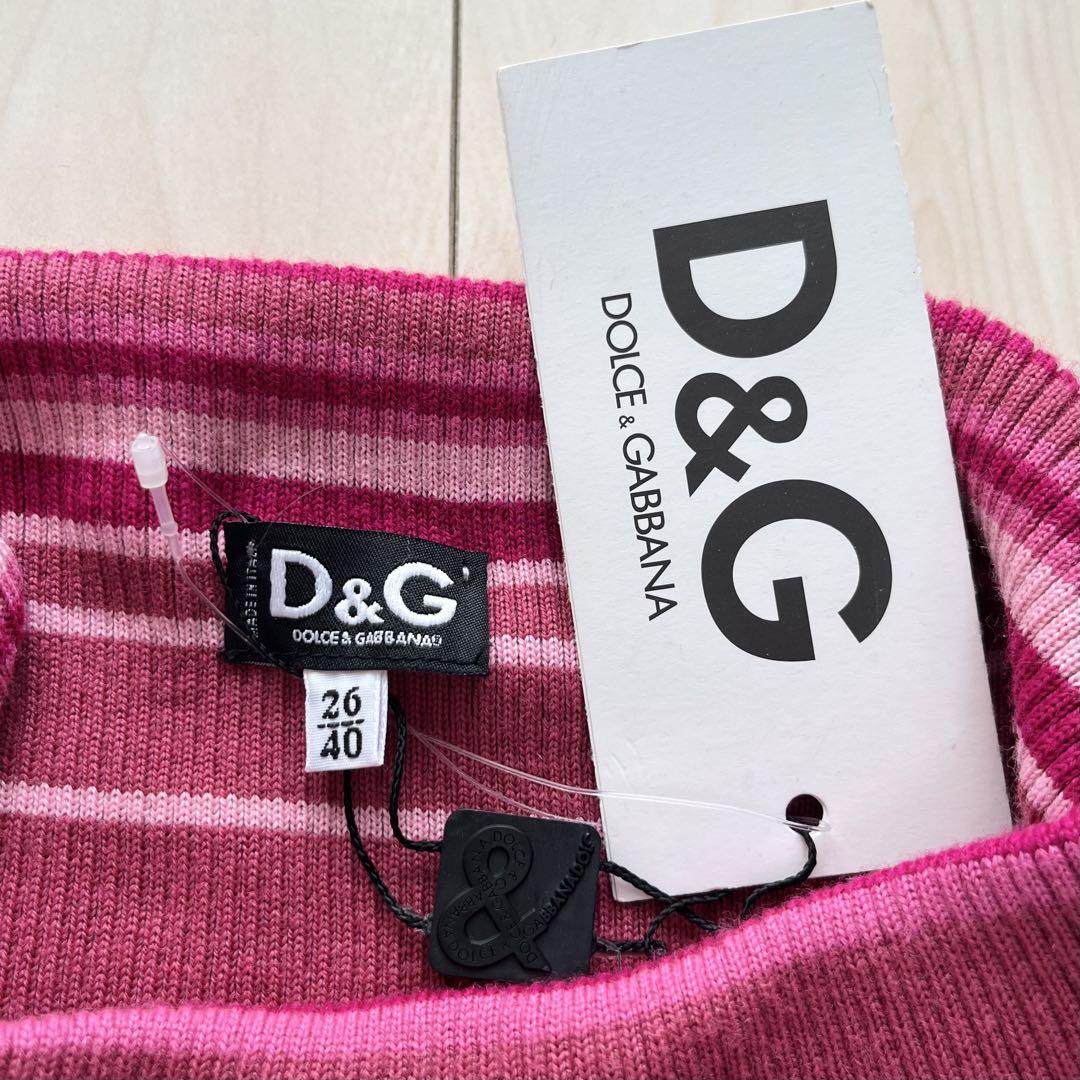 新品 Y2K D&G ドルチェ&ガッバーナ 変形 ノースリーブニット