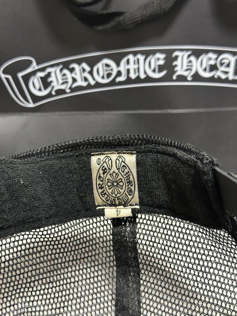 Chrome Hearts トラッカーキャップ ホワイト/ブラック