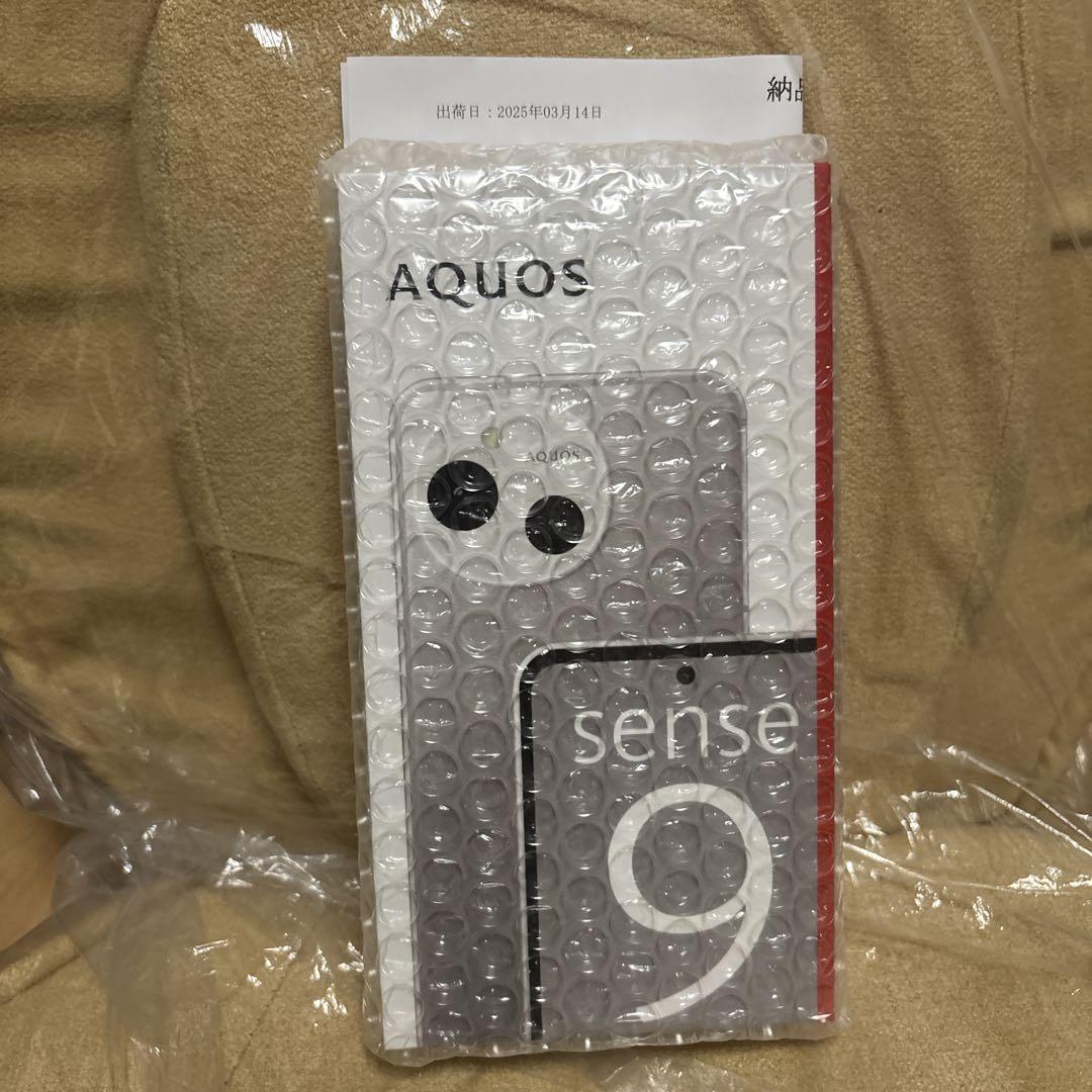 【納品書付】シャープ AQUOS sense9 6GB /128GB ホワイト