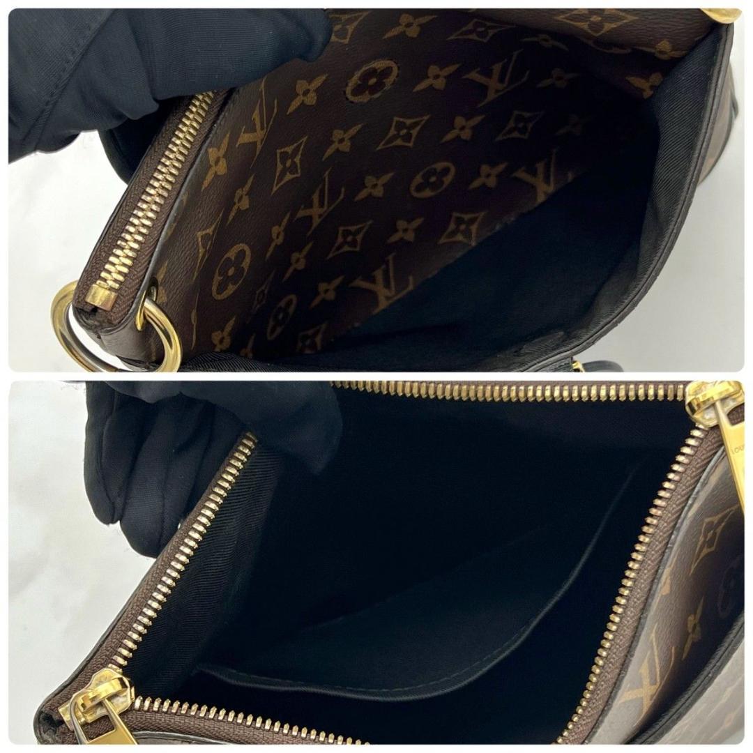 ルイヴィトン オデオンNM MM モノグラム ショルダー ブラック 斜め掛け