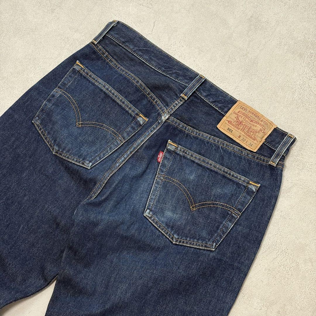 希少 濃紺 90's / Levi's - 501 USA製 / W34 L32 - メルカリ
