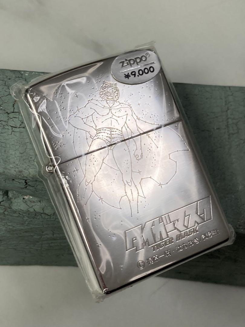 新品 ZIPPO 2002年製 TIGER MASK 銀仕上げ 限定ナンバー