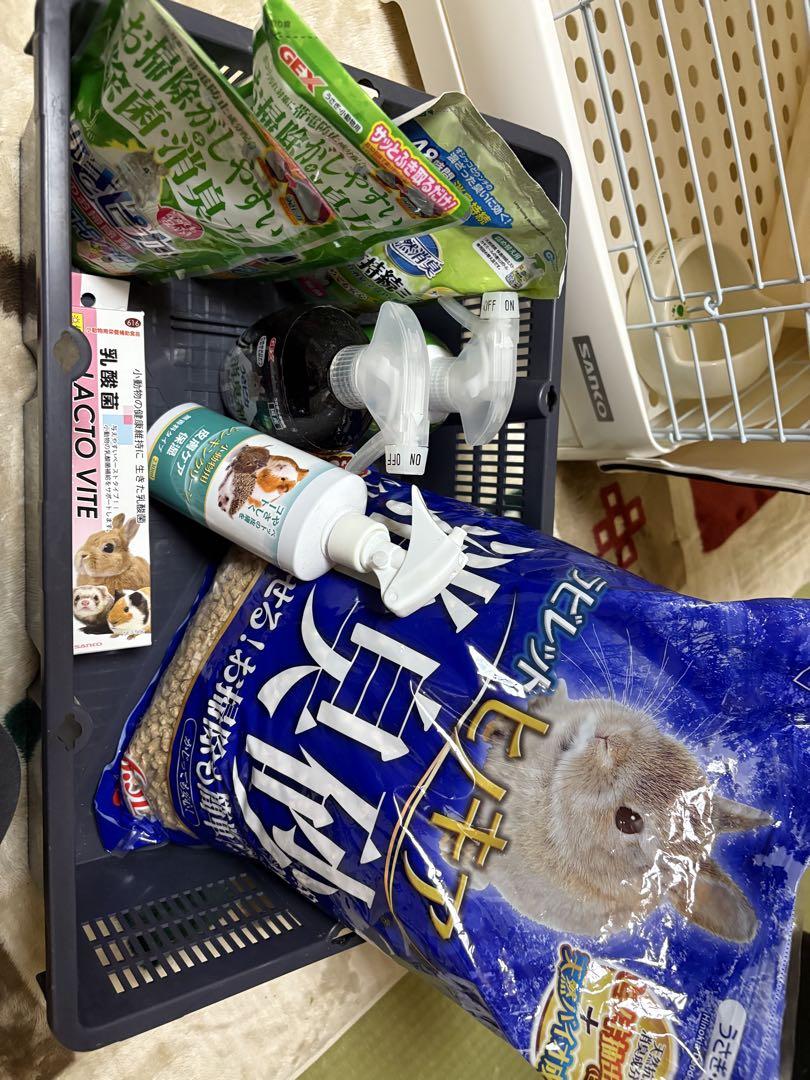 SANCO製　うさぎ、小動物用ケージ　＋飼育セット