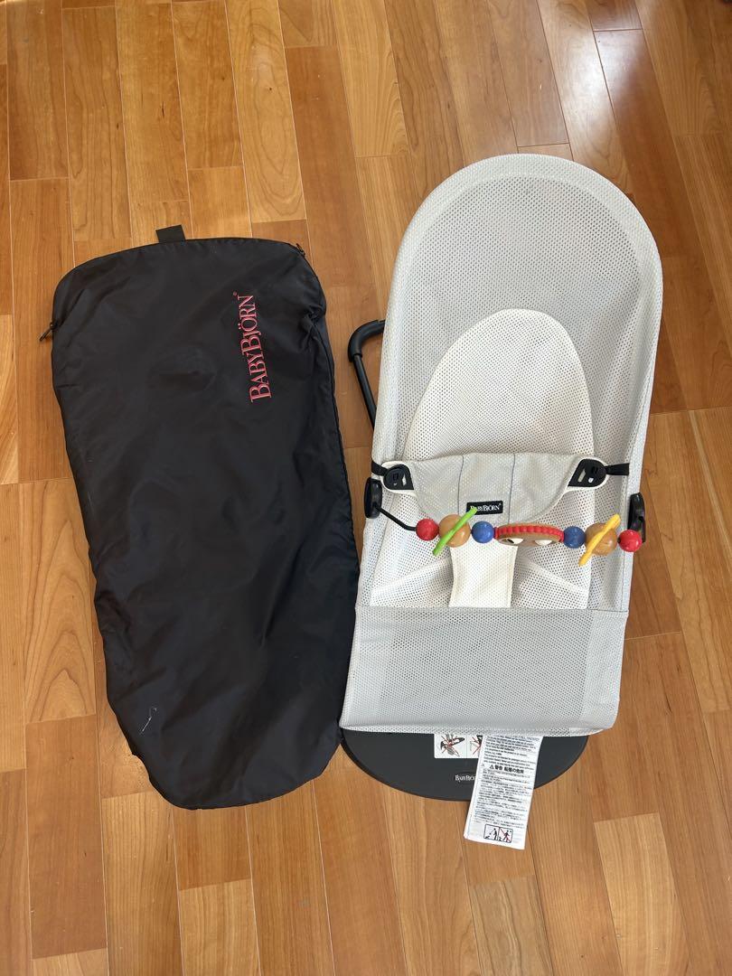 BABYBJÖRN バウンサー メッシュ 収納バッグ付き　おもちゃ付き