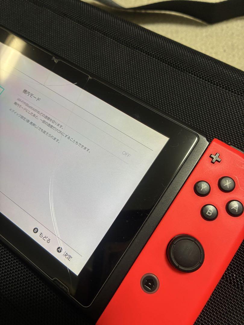 【難あり】Nintendo Switch 画面黄ばみあり