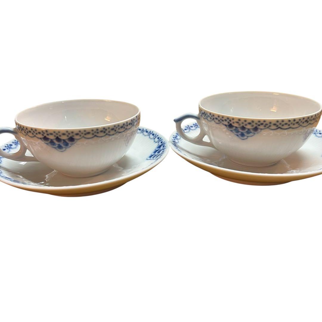 【未使用品】ロイヤルコペンハーゲン プリンセス カップ&ソーサー2客セット 【未使用品】ロイヤルコペンハーゲン プリンセス カップ&ソーサー2客セット