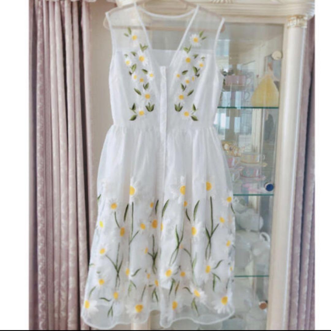 シースルー 美品♡チェスティ マーガレットワンピース