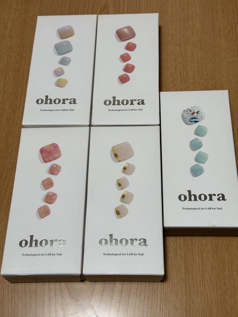 ohora オホーラのジェルネイルシール５点まとめ売り