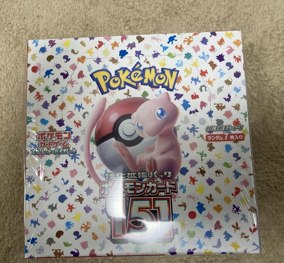 【未開封】ポケモンカード151 ボックス シュリンク付き ポケカ
