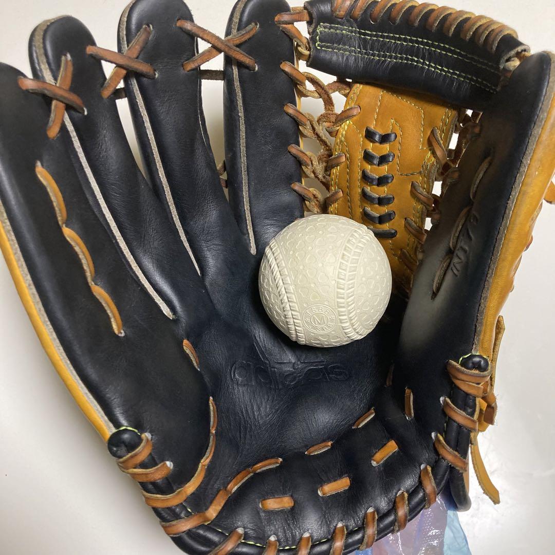 アディダス 一般 大人用 軟式 外野 左 野球 グローブ グラブ 良型 即戦力品