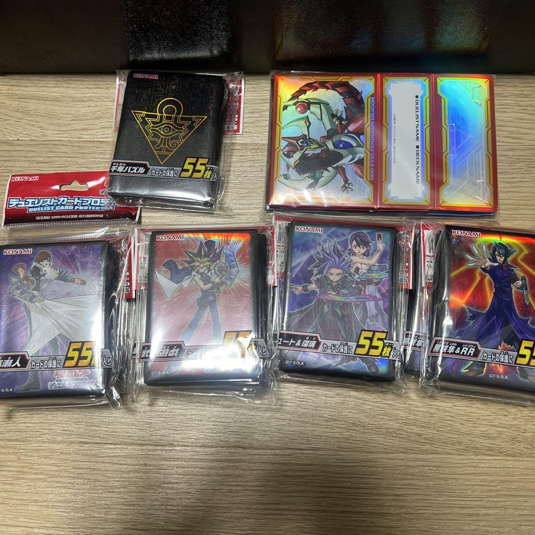 【限定SALE】遊戯王引退品　レア　デッキパーツ3000枚以上　未開封BOX付き 限定SALE】遊戯王引退品 レア デッキパーツ3000枚以上 未開封BOX