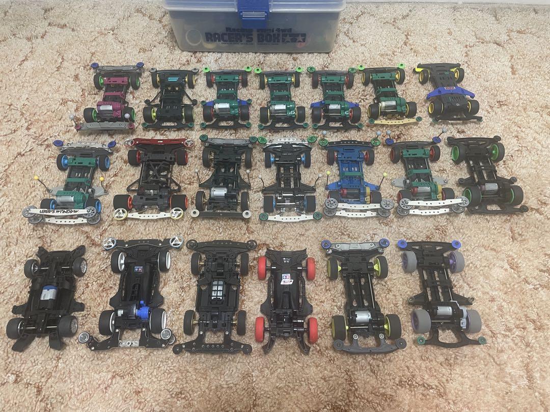 ミニ四駆　ジャンク品　車体20台+ケース付き