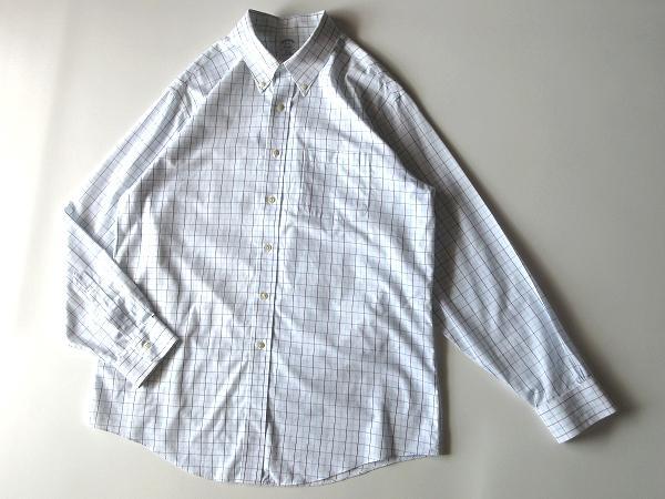 高級 Brooks Brothers チェック BDシャツ 17-35