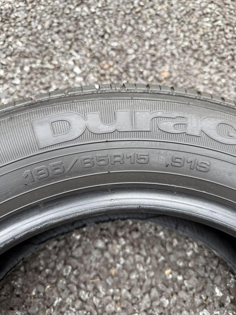 Goodyear DuraGrip 195/65R15 ２本セット ほぼ未使用品