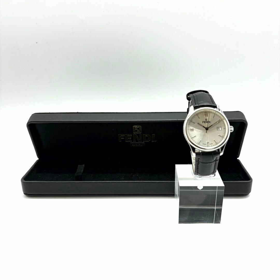 【稼働/新品ベルト/箱付】フェンディ 腕時計 210G デイト オロロジ メンズ 【稼働/新品ベルト/箱付】フェンディ 腕時計 210G デイト オロロジ メンズ