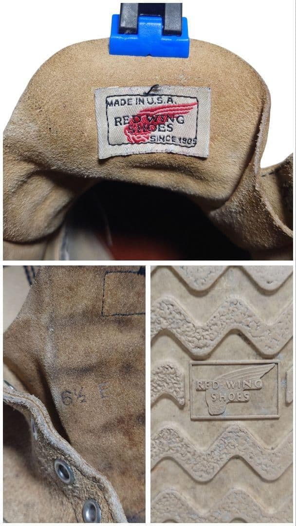 レッドウィング 白タグ アイリッシュセッター ベージュ スエード USA製 レッドウィング 白タグ アイリッシュセッター ベージュ スエード USA製