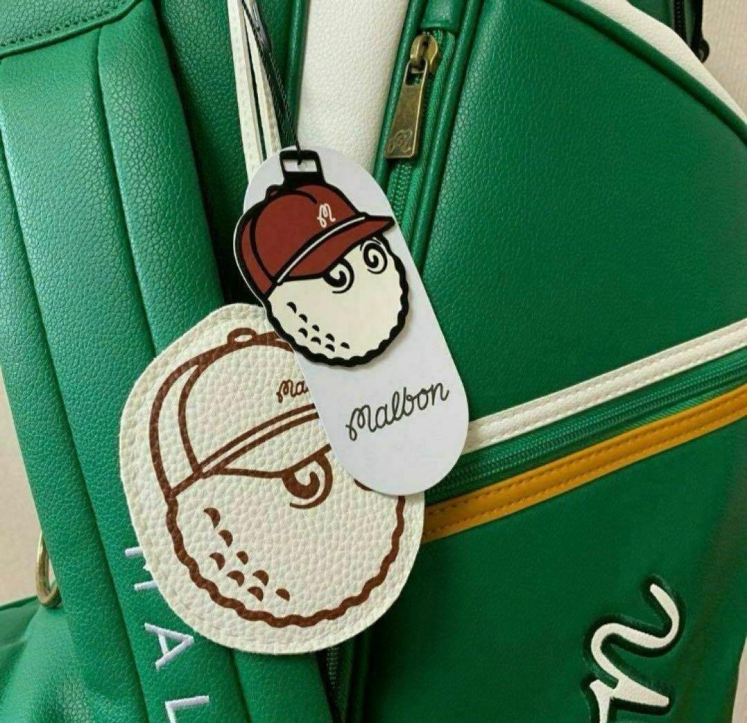 Malbon golf マルボンゴルフ キャディバッグ スタンド型 グリーン Malbon golf マルボンゴルフ キャディバッグ スタンド型 グリーン