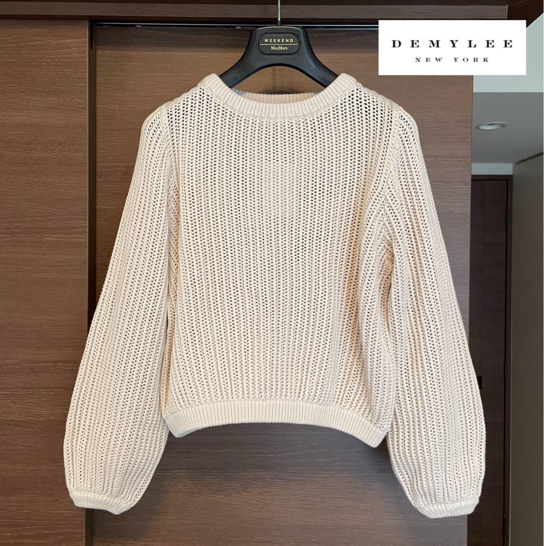 ☆定価33000円 新品タグ付 デミリー オーガニックコットンニット『S』☆ ☆定価33000円 新品タグ付 デミリー オーガニックコットンニット『S』☆