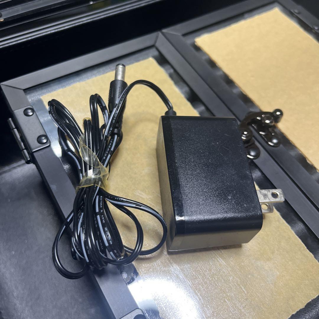 LEDライト付きメイクボックス 黒