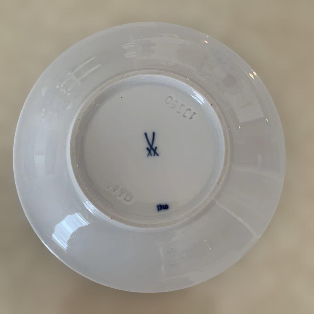 マイセン　ブルーオニオン　カップ＆ソーサー　チョコレートカップ　スワン　デミタス