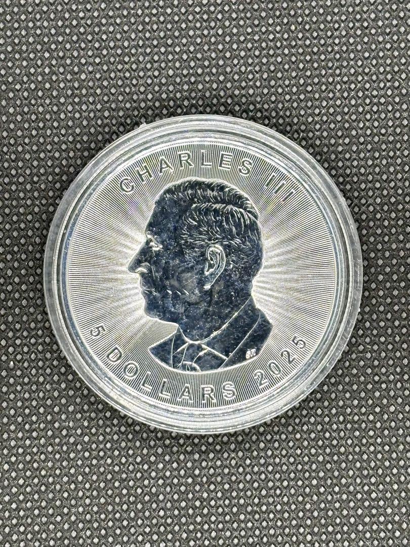 カナダ 2025年【NEW】 メイプルリーフ 5ドル銀貨（1オンス） ⑧