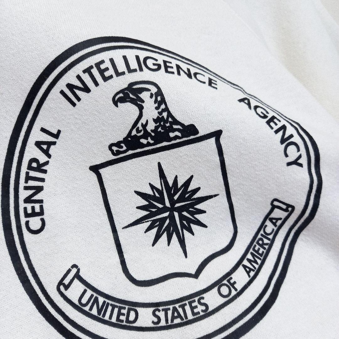 70s 80s USA製 中央情報局 CIA 半袖 スウェット M トレーナー