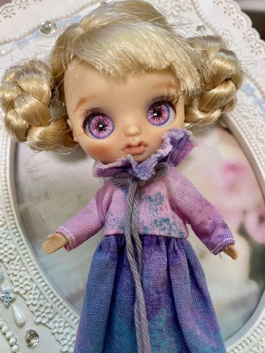 オレンジ系大きい割引 カスタム プチブライス ♡ フェアリーガール 一流の品質 *✲゜*ネオブライスsizeトップス*✲゜* クラフト/布製品