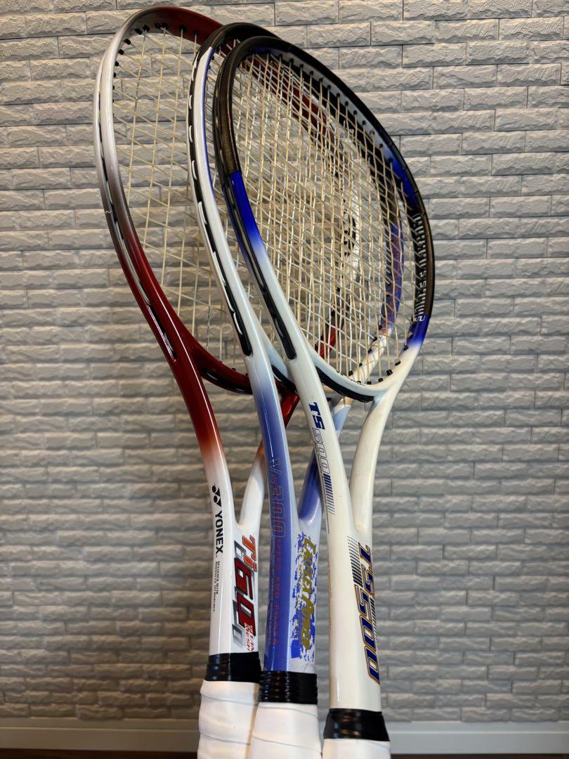 【送料無料】 YONEX Ti60他軟式テニスラケット2本セット