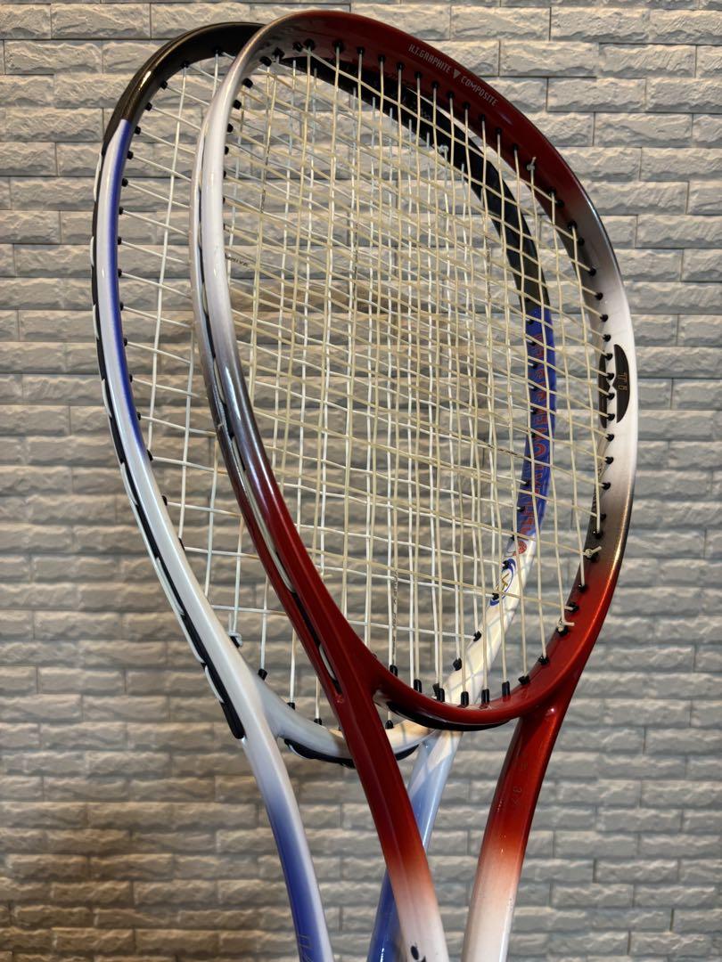 【送料無料】 YONEX Ti60他軟式テニスラケット2本セット