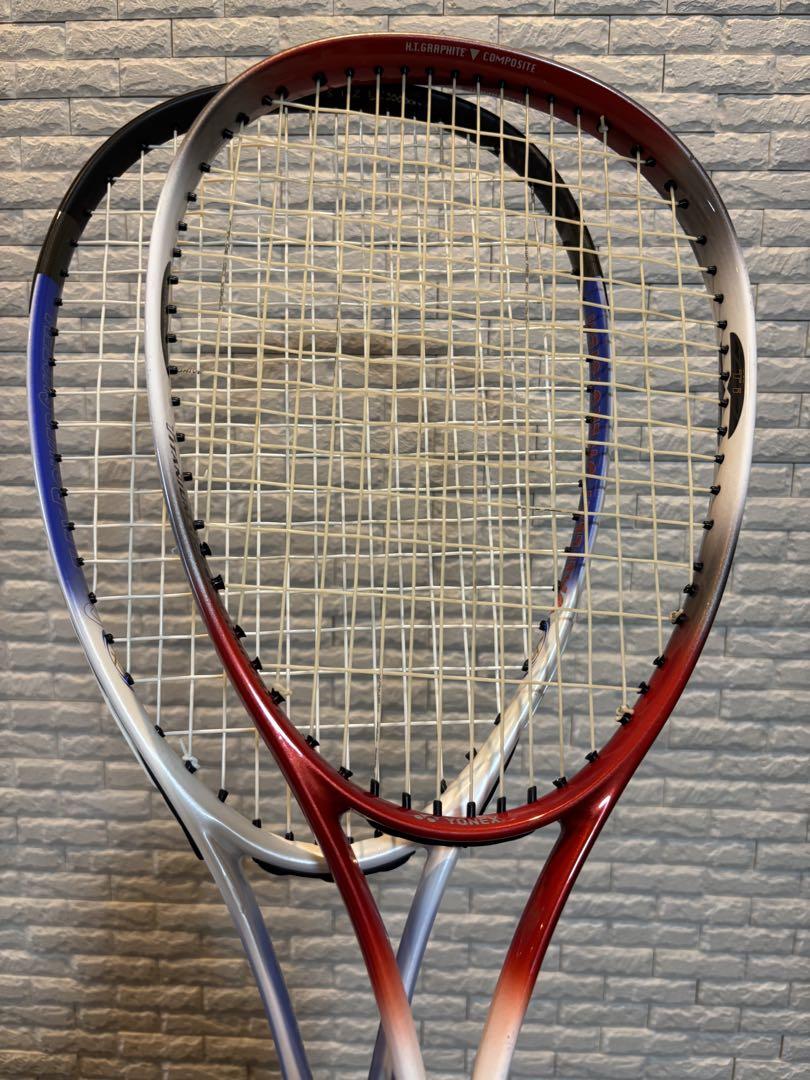 【送料無料】 YONEX Ti60他軟式テニスラケット2本セット