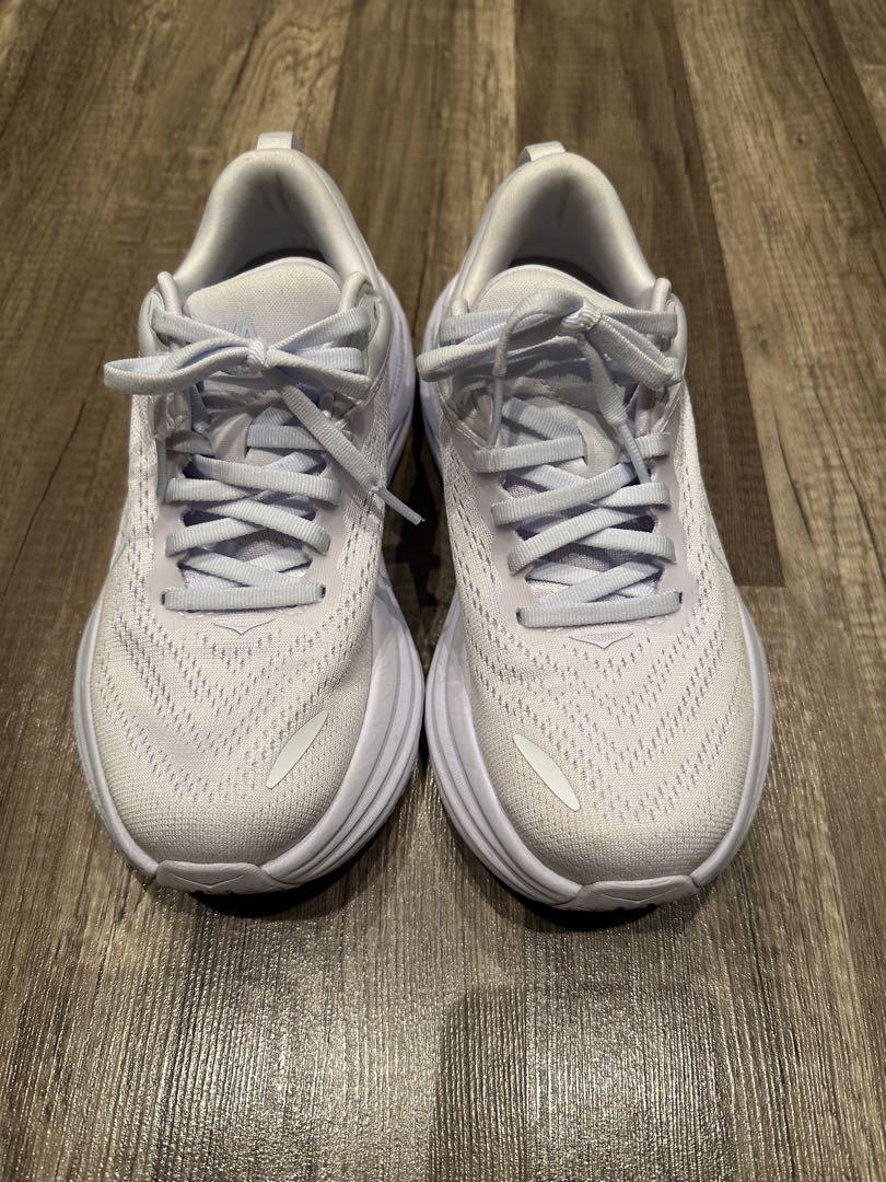HOKA BONDI8 ホワイト スニーカー　23cm