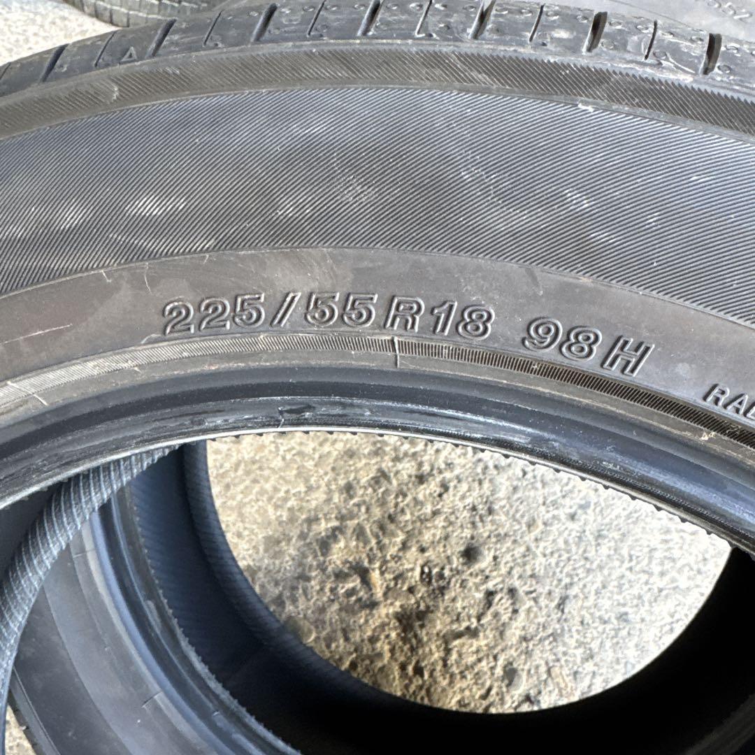 新車外し 225/55R18 2024年式 ヨコハマ ADVAN A0088