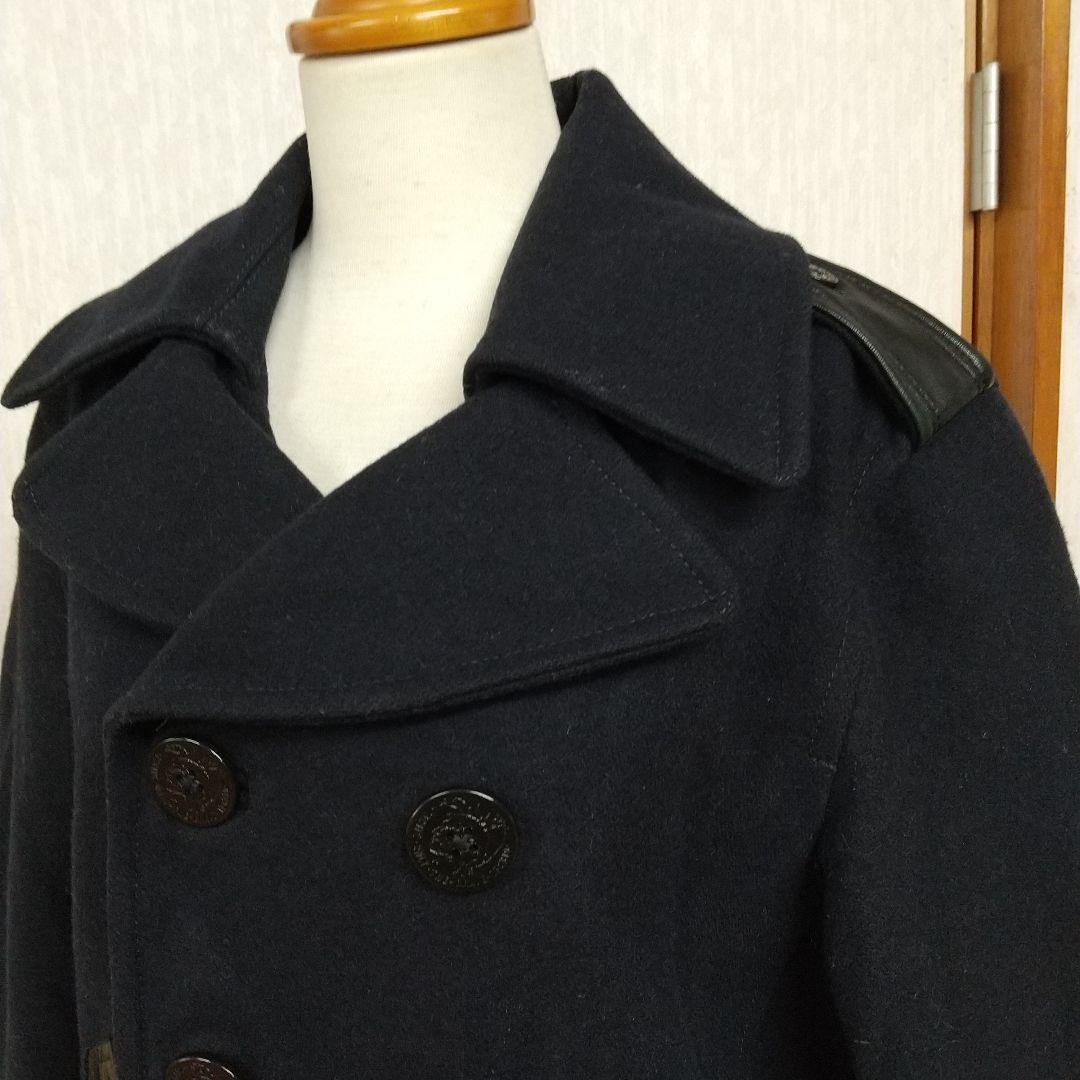 DIESEL ディーゼル ピーコート ラム革