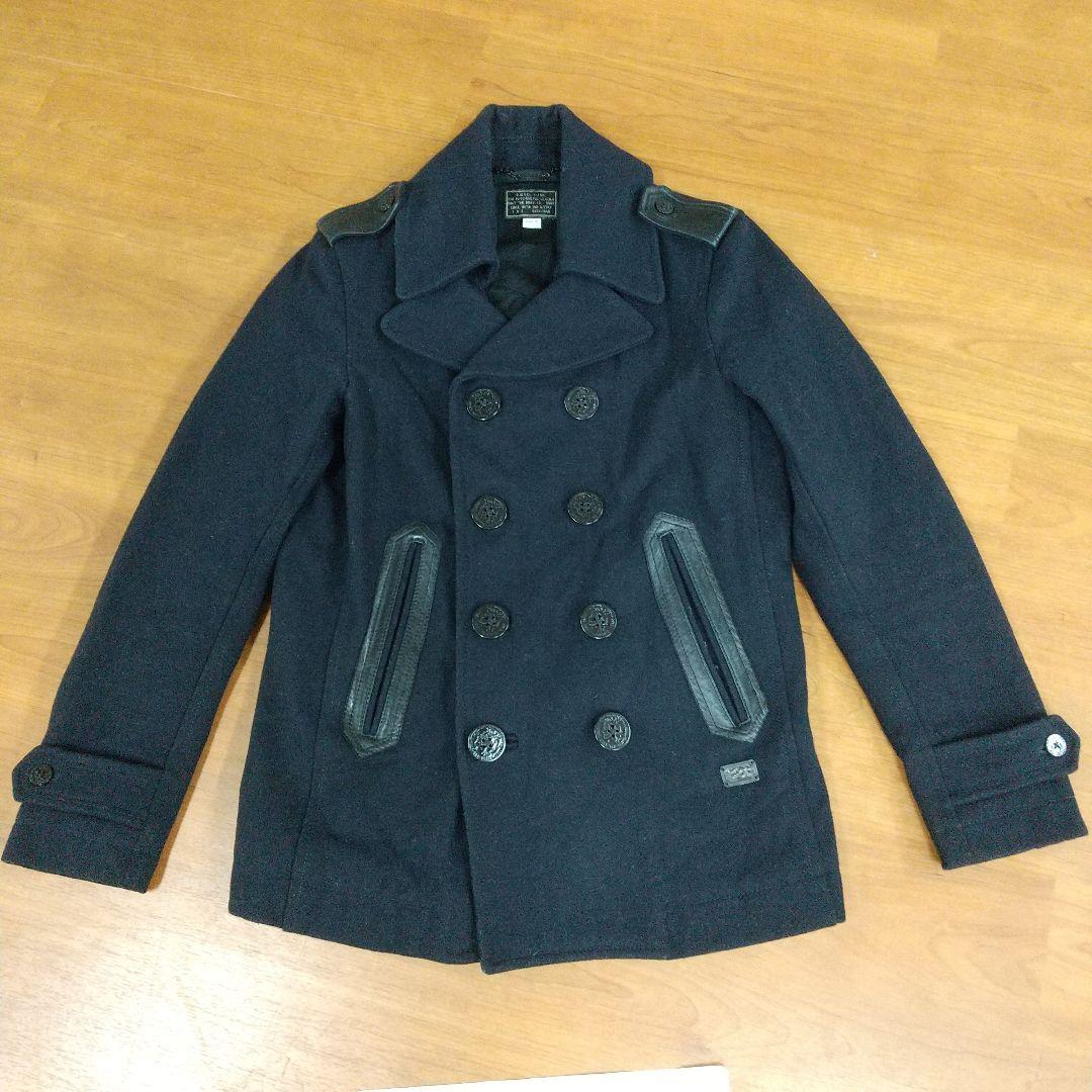 DIESEL ディーゼル ピーコート ラム革