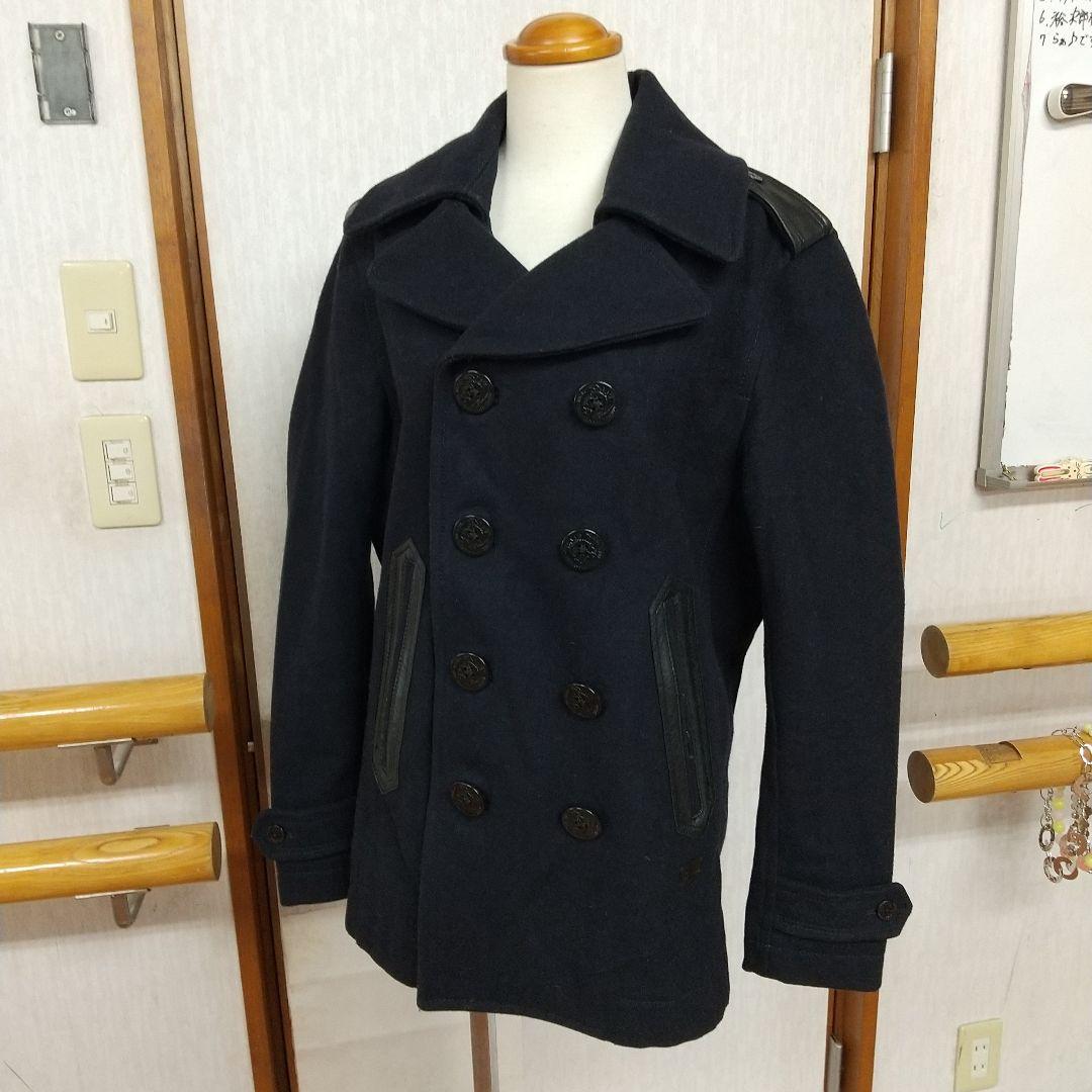 DIESEL ディーゼル ピーコート ラム革