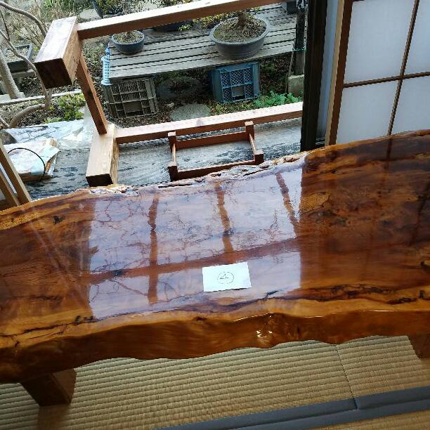 屋久杉 一枚板テーブル④ センターテーブル・ローテーブル 屋久杉 一枚板テーブル④ センターテーブル・ローテーブル