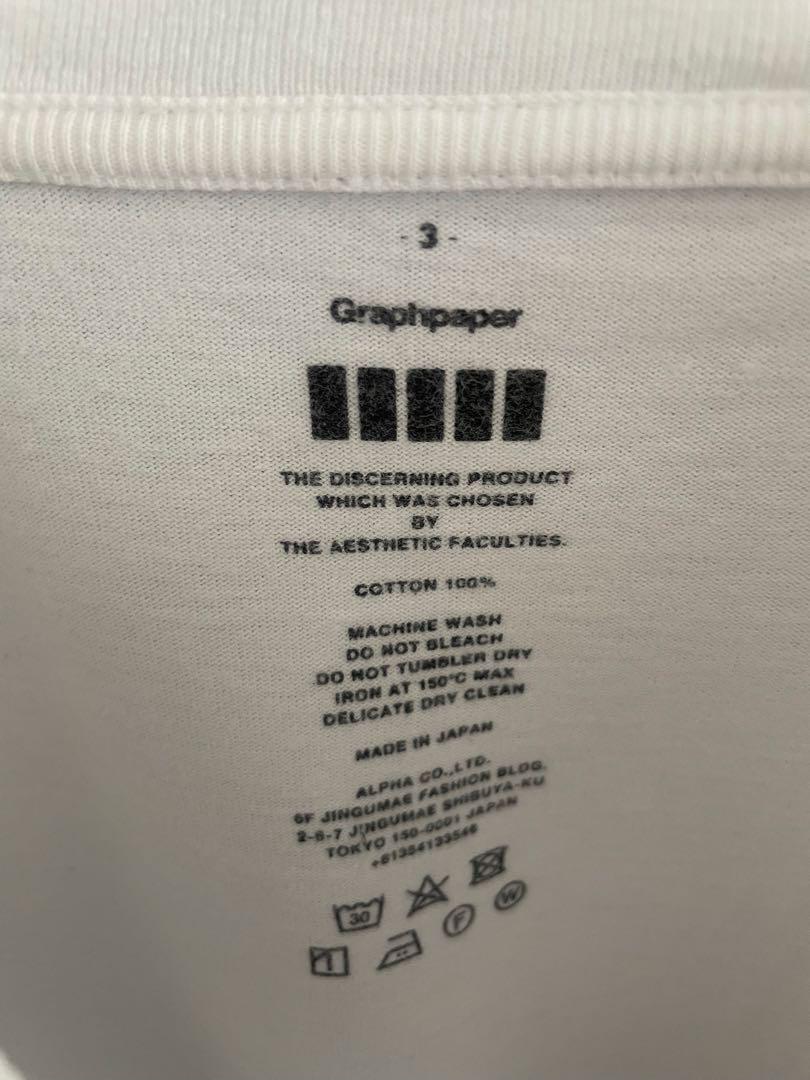 Graphpaper L/S Oversized Pocket Tee
