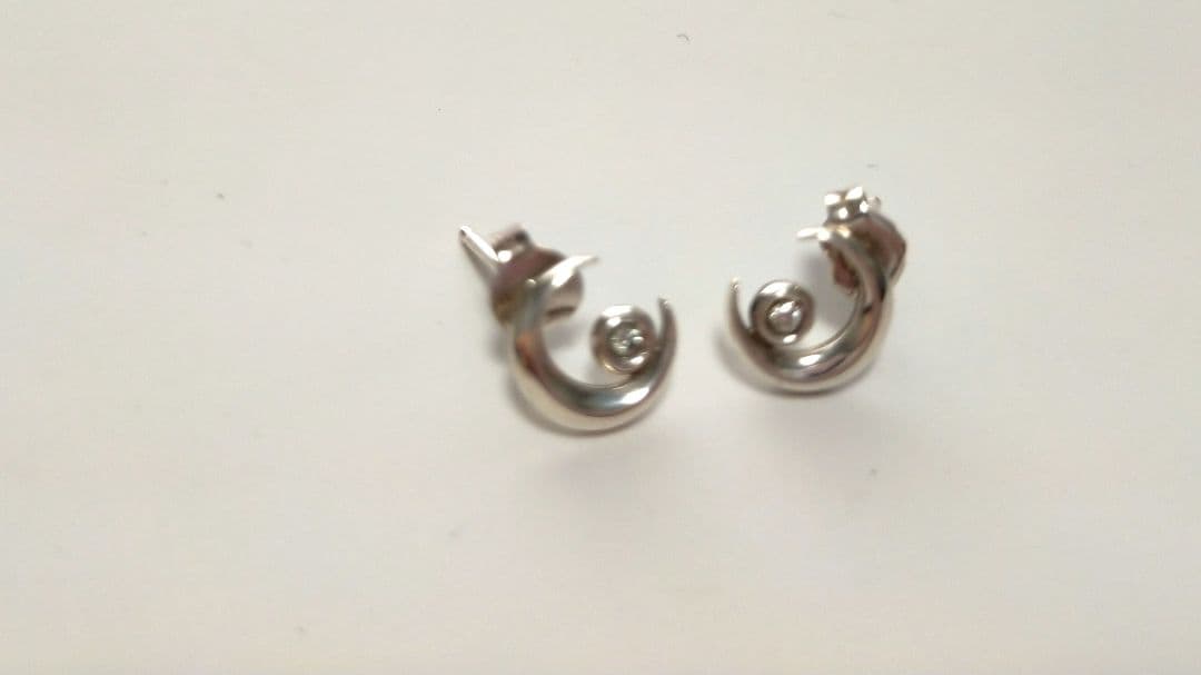 【美品】スタージュエリー　MOONLIGHT PIERCED EARRINGS