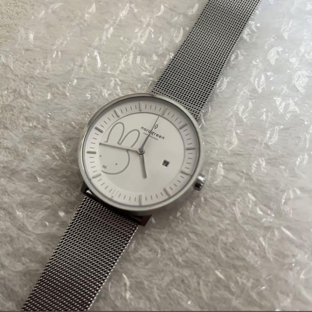 【希少】nordgreen miffy 日本・数量限定36mm シルバー