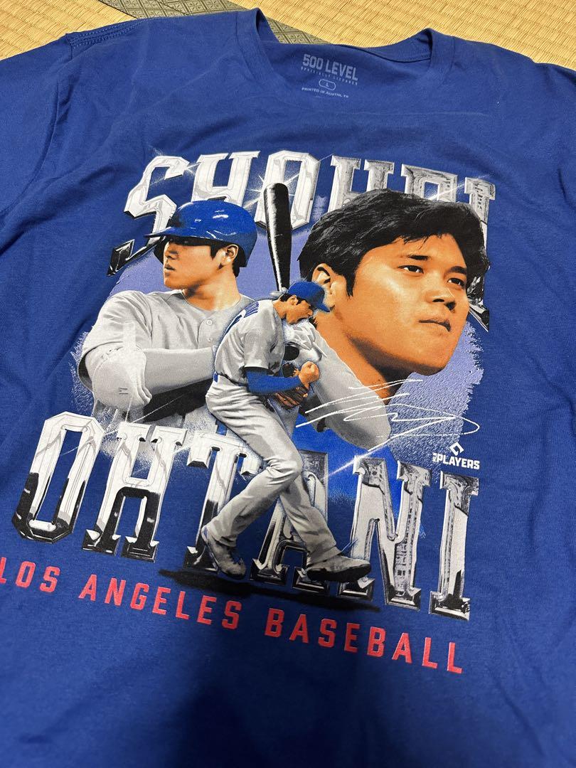大谷翔平 Tシャツ 500 LEVEL 青