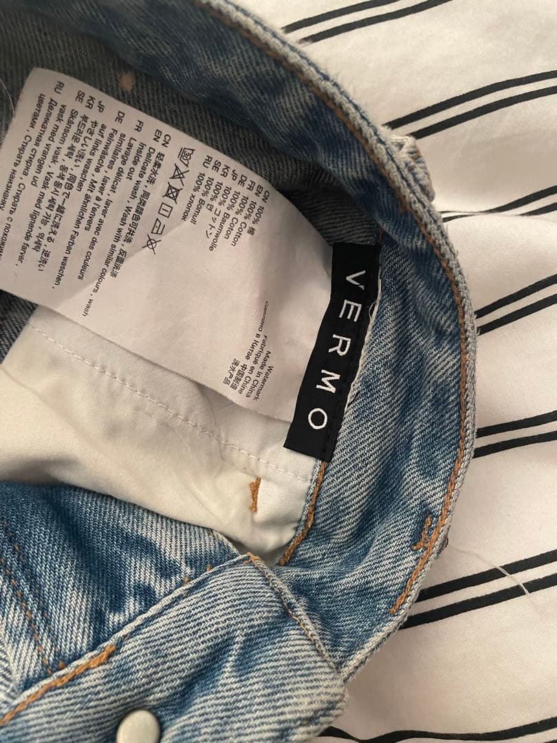 24SS VERMO ヴィンテージ ルーズフィットジーンズ サイズ25 24SS VERMO ヴィンテージ ルーズフィットジーンズ サイズ25