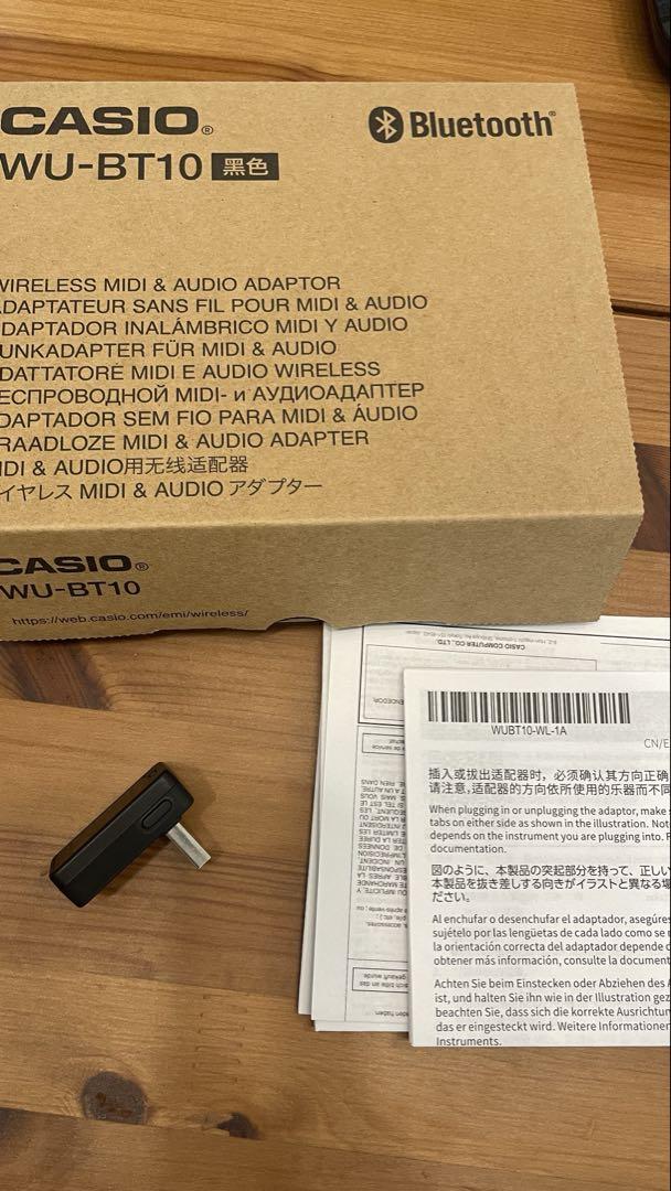 カシオ ワイヤレス MIDI ＆ AUDIO アダプター WU-BT10