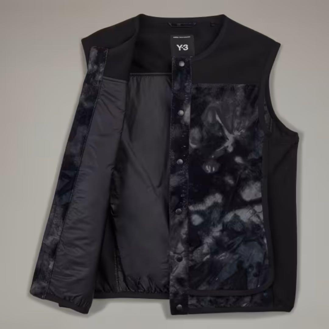 Y-3 ALLOVER PRINT NYLON LINER VEST Y-3 ALLOVER PRINT NYLON LINER VEST