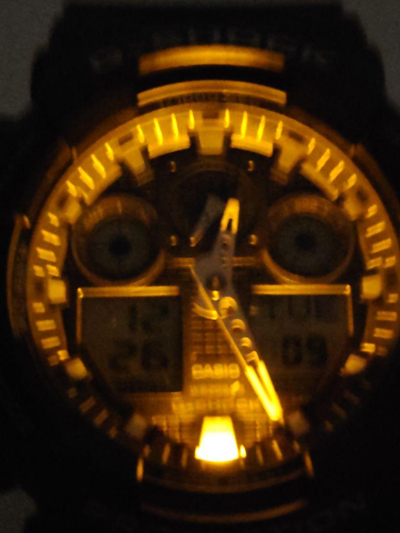 G-SHOCK　Gショック腕時計 ブラックゴールド GA-100GBX-1A9