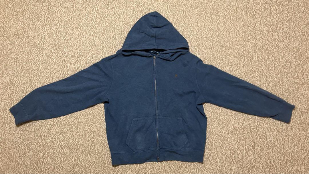 Polo by Ralph Lauren XL 青 ダブルジップパーカー