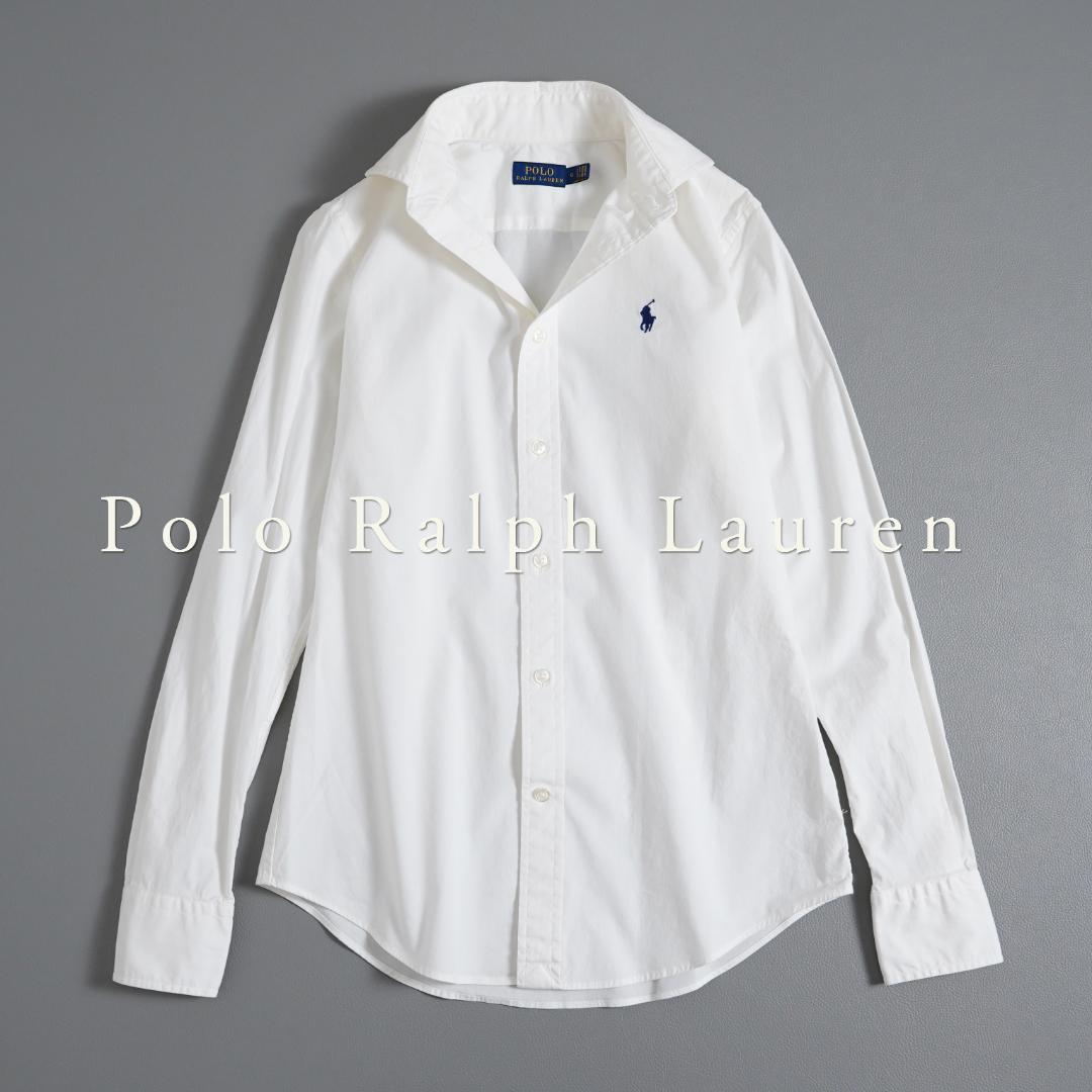 729t*美品 ポロラルフローレン コットン ストレッチ シャツ 6,216円
