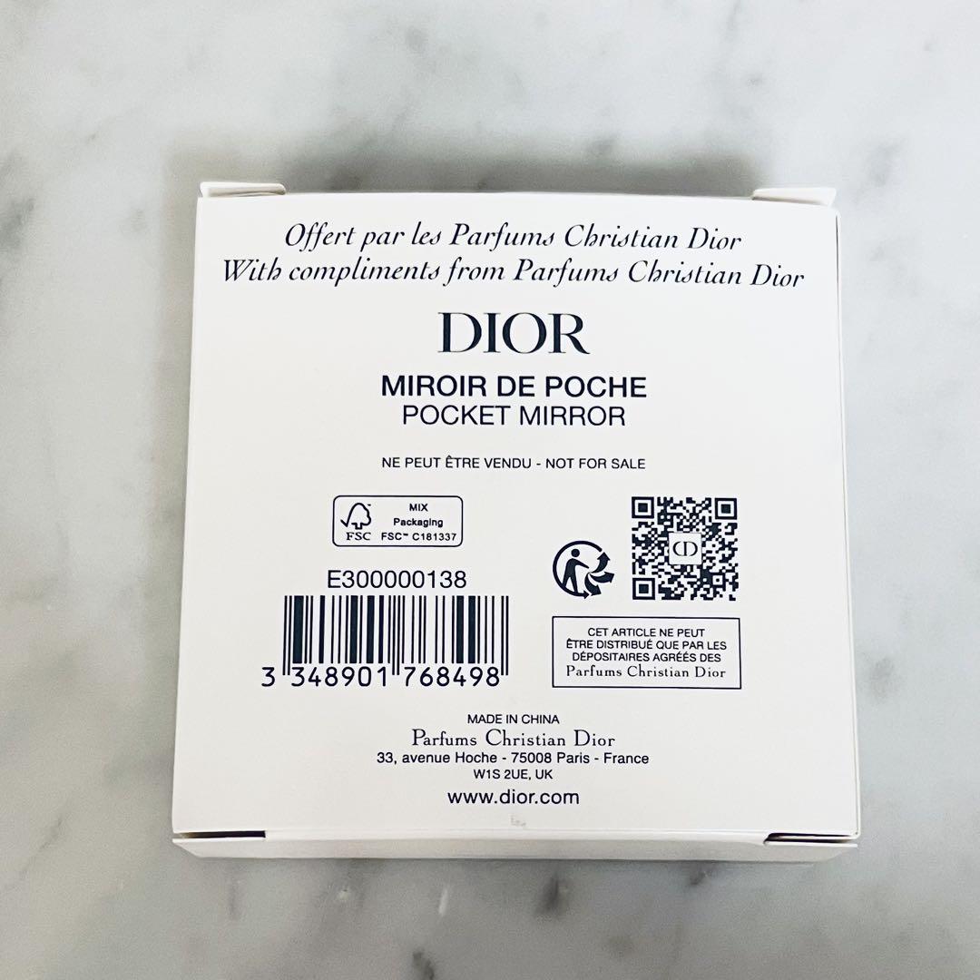 未使用】DIOR ディオールノベルティ コンパクトミラー ミラー
